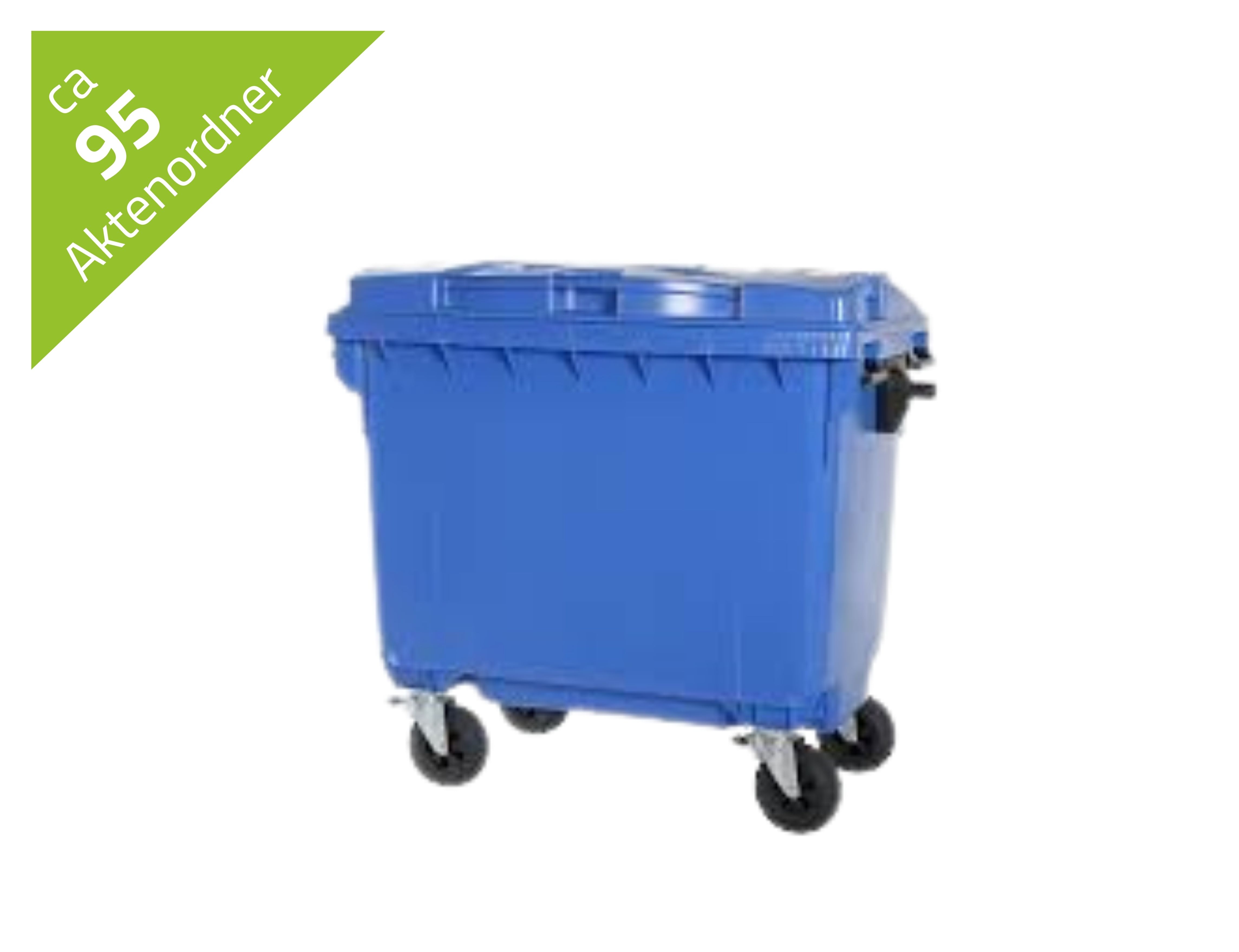 Variante Clever =>Sicherheitsbehälter 660 Liter für die Aktenvernichtung